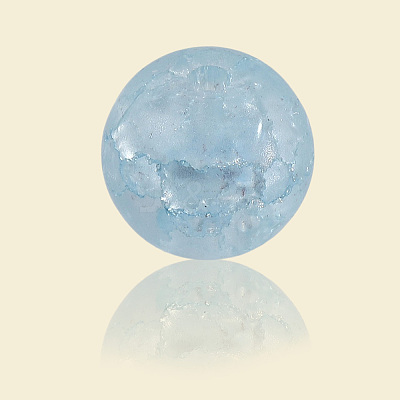 2Strands Crackle Glass Beads Strands GLAA-LT0001-01B-1