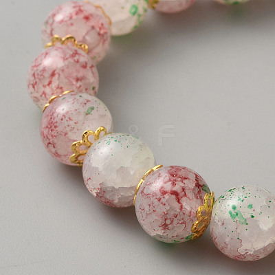 Plastic Beaded Stretch Bracelets BJEW-WH0032-012-1