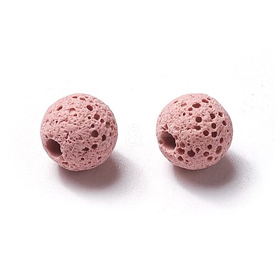 Unwaxed Natural Lava Rock Beads X-G-F325-8mm-A07-1