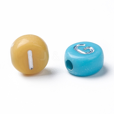 Opaque Mixed Color Acrylic Beads MACR-Q242-011B-1
