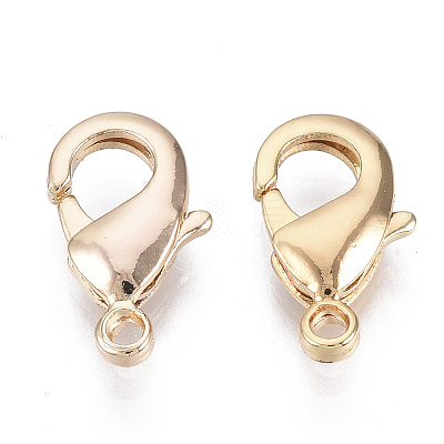 Brass Lobster Claw Clasps X-KK-N231-69-NF-1
