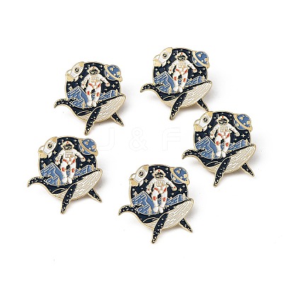 Creative Zinc Alloy Brooches JEWB-R015-012G-1