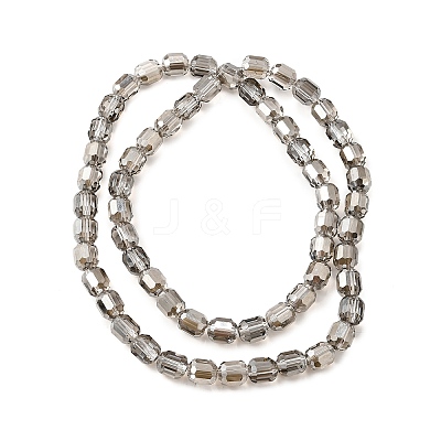 Electroplate Glass Beads Strands GLAA-G112-07J-1