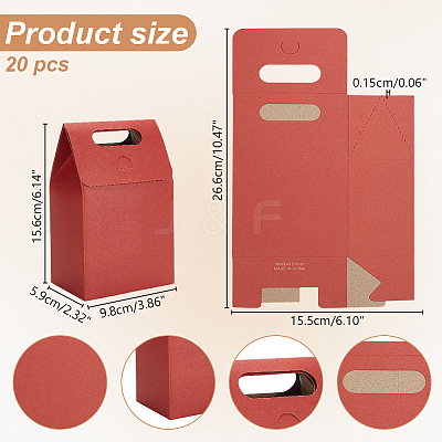 Paper Gift Tote Bags ABAG-WH0044-58B-1