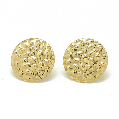 304 Stainless Steel Stud Earring Findings X-STAS-Q225-02G-1