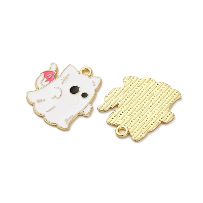 Halloween Alloy Enamel Pendants STAS-I354-01G-I-1