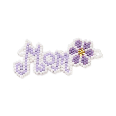 Handmade Loom Pattern MIYUKI Seed Beads PALLOY-MZ00050-03-1