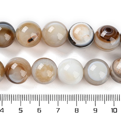 Natural Eye Agate Beads Strands G-NH0019-F02-02-1