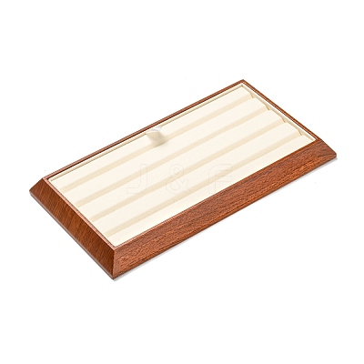 Rectangle Wood Pesentation Jewelry Diamond Display Tray ODIS-P008-14A-1