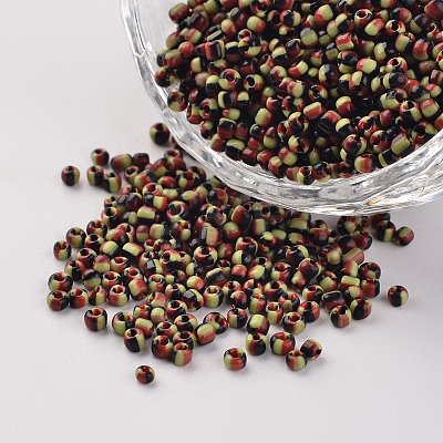 12/0 Opaque Colours Seep Glass Beads SEED-M008-C35-1