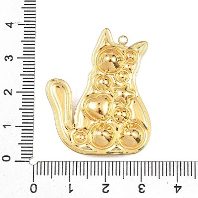 304 Stainless Steel Enamel with Rhinestone Pendants STAS-Z186-11G-02-1