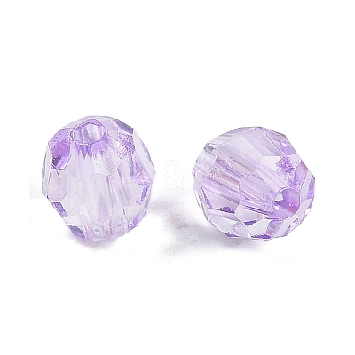 Transparent Acrylic Beads OACR-Q015-01D-1