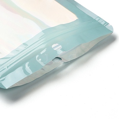 Rectangle Glitter Holographic PVC Resealable Packaging Bags ABAG-P011-01G-01-1