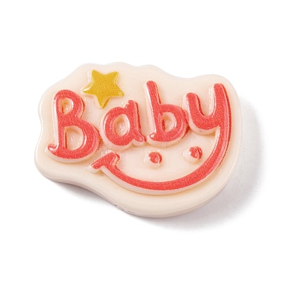 Baby Theme Opaque Resin Decoden Cabochons CRES-O007-02C-1