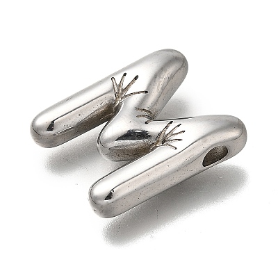 304 Stainless Steel Pendants STAS-S166-01P-13-1
