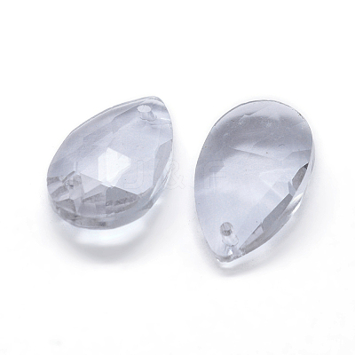 Faceted Glass Pendants GLAA-F069-L-A01-1