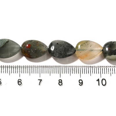 Natural African Bloodstone Beads Strands G-I377-A23-1