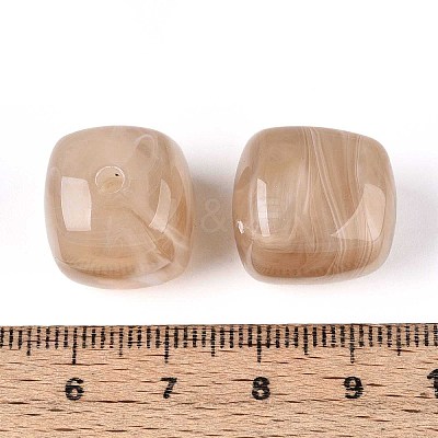 Opaque Acrylic Beads OACR-ZX006-33B-1