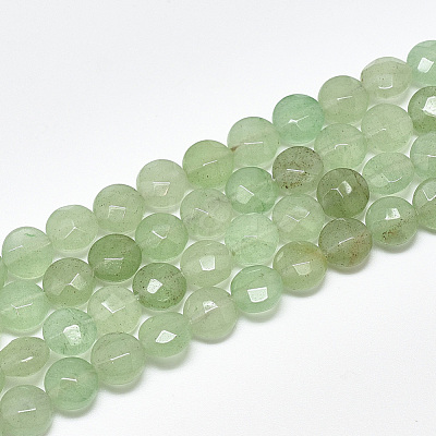 Natural Green Aventurine Beads Strands G-S357-F05-1