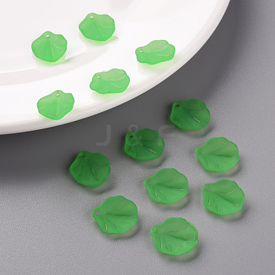 Transparent Frosted Acrylic Pendants MACR-S371-02A-734-1