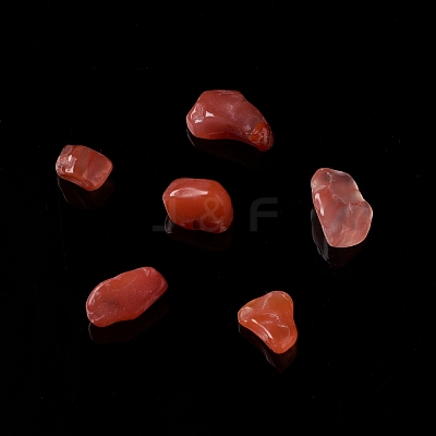 Natural Carnelian Chip Beads G-O103-18A-1