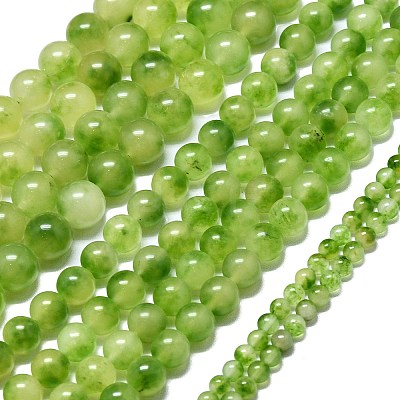 Natural Malaysia Jade Beads Strands G-L645-C01-8mm-31-1