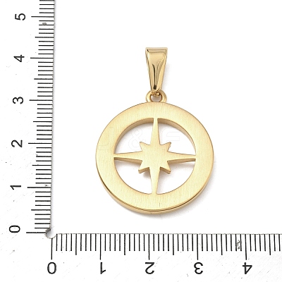 304 Stainless Steel Pendants STAS-A140-01A-G-1