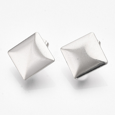 Non-Tarnish 304 Stainless Steel Stud Earring Findings STAS-S079-57A-02-1