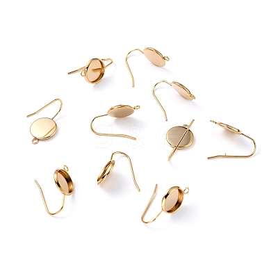304 Stainless Steel Earring Hooks STAS-F271-01B-G-1