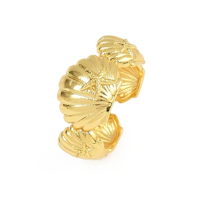 Brass Cuff Rings for Women RJEW-H256-17A-G-1
