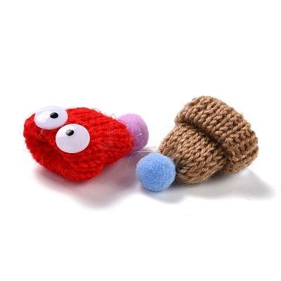 Christmas Theme Handmade Wool Woven Hat Decoration WOVE-K002-01-1