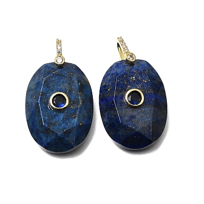 Natural Dyed Lapis Lazuli Pendants GG-CBA7610-06G-06-1