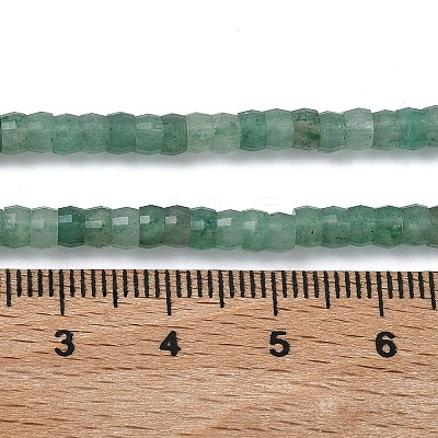Natural Green Aventurine Heishi Beads Strands G-A299-A01-01-1
