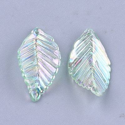 Transparent Acrylic Pendants TACR-T007-03B-1