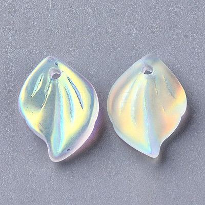 Electroplate Glass Pendants X-GLAA-S054-001C-01-1