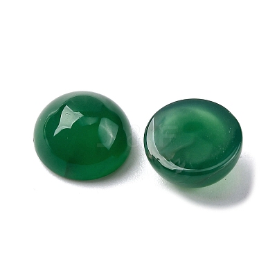Natural Green Onyx Agate Cabochons G-K348-07A-02-1