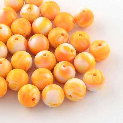 Opaque Acrylic Beads SACR-R853-16mm-M-1
