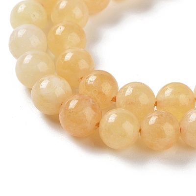 Dyed Natural Malaysia Jade Beads Strands G-G021-02B-11-1
