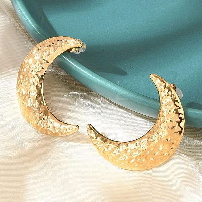 304 Stainless Steel Stud Earrings EJEW-B121-02G-03-1
