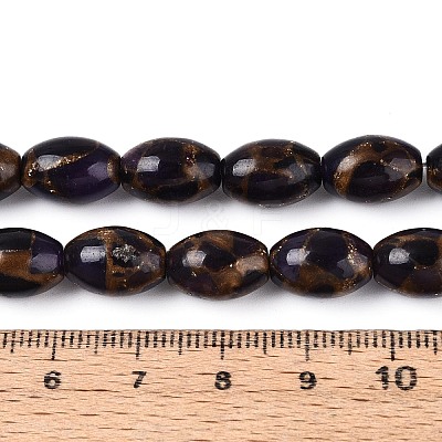 Dyed Synthetic Gemstone Beads Strands G-T144-38B-1