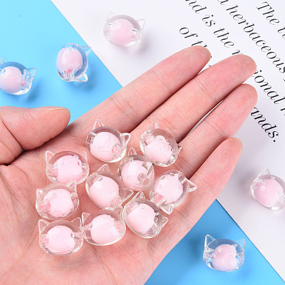 Transparent Acrylic Beads MACR-S373-115-B07-1