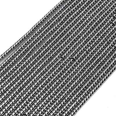 Electroplate Glass Beads Strands GL-CBAA615-01-1