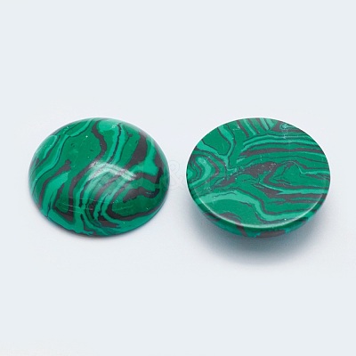Synthetic Malachite Cabochons G-G760-B01-06-1