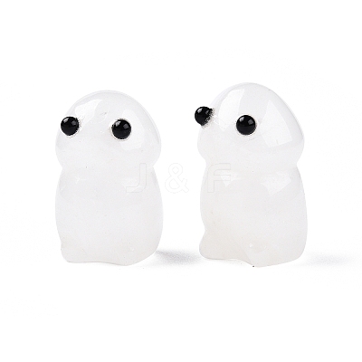 Natural Quartz Crystal Monster Figurines DJEW-N003-01J-1