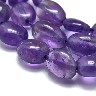 Natural Amethyst Beads Strands X-G-O186-B-05-1