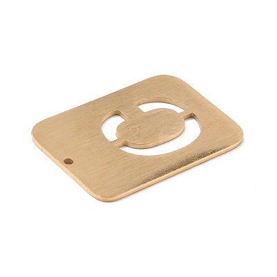 Ion Plating(IP) 304 Stainless Steel Pendants STAS-K216-49C-G-1