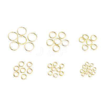Brass Open Jump Rings KK-JQ0001-01G-1