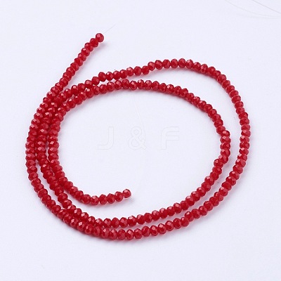 Imitation Jade Glass Beads Strands GLAA-G045-A12-1