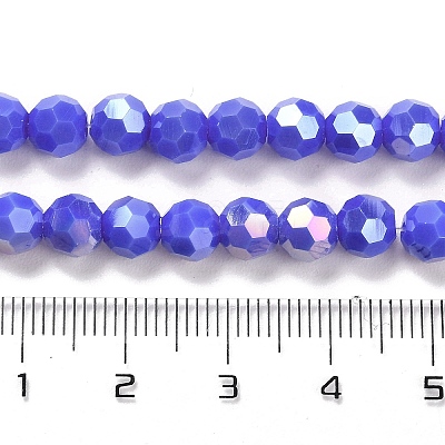 Opaque Glass Beads Stands EGLA-A035-P6mm-B07-1