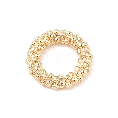 Brass Closed Jump Rings KK-S369-02G-02-1
